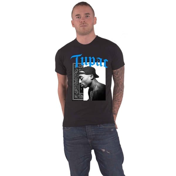 Tupac Shakur Unisex vuxen Endast Gud kan döma mig T-Shirt