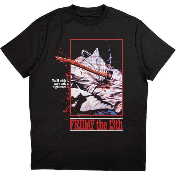 Friday The 13th Unisex T-shirt til voksne Kun et mareridt Black S