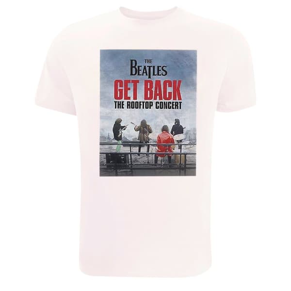 The Beatles Unisex vuxen Rooftop Concert bomulls-T-Shirt för vuxna