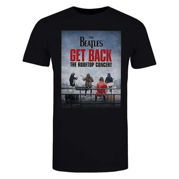 The Beatles Unisex vuxen Rooftop Concert bomulls-T-Shirt för vuxna