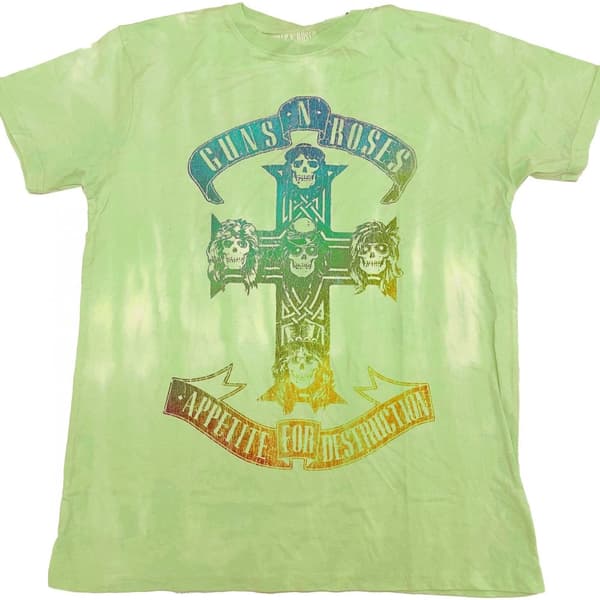 Guns N Roses Unisex T-shirt til voksne med Use Your Illusion Tour