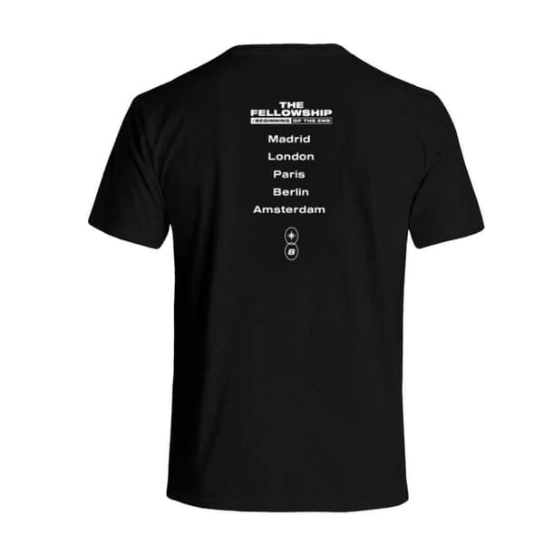 ATEEZ Unisex vuxen Fellowship Tour Euro Photograph T-Shirt