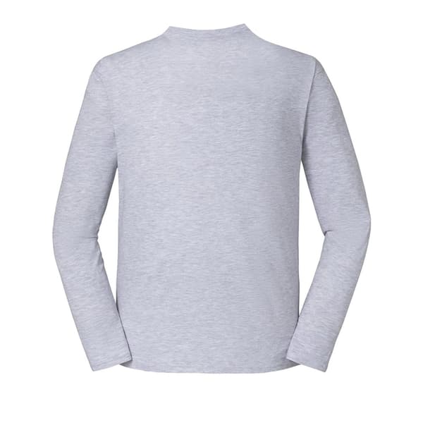 Fruit of the Loom Herre Iconic 195 Premium Ringspun Cotton langærmet T-shirt med lange ærmer