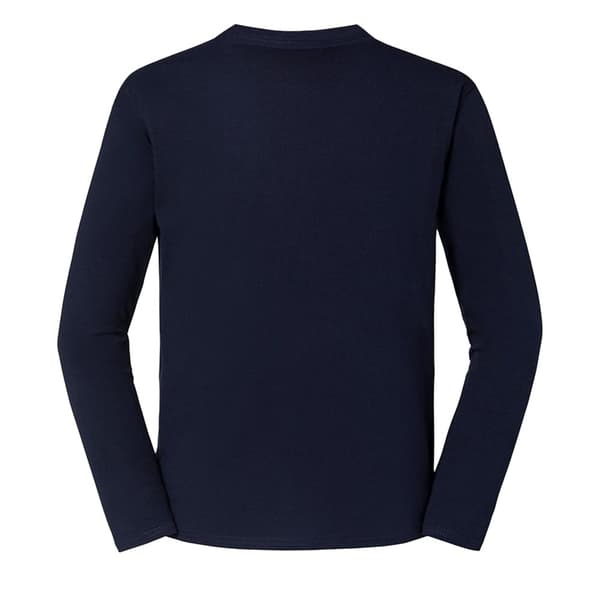 Fruit of the Loom Herre Iconic 195 Premium Ringspun Cotton langærmet T-shirt med lange ærmer