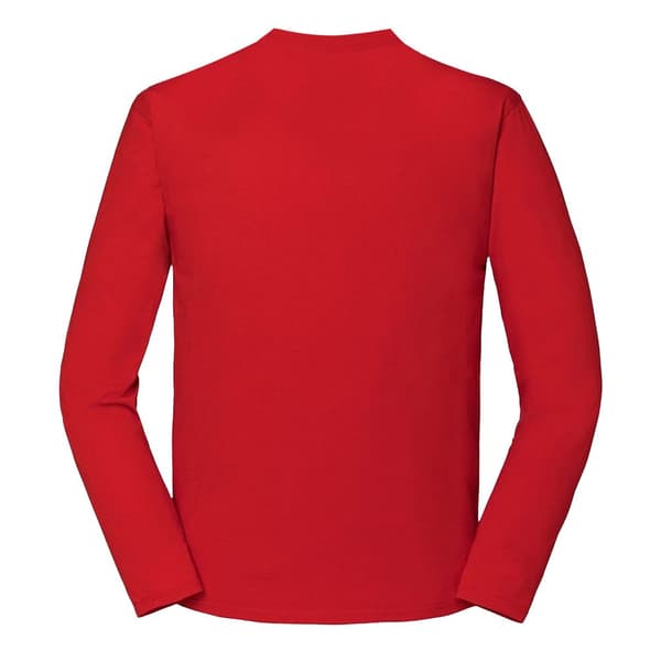 Fruit of the Loom Herre Iconic 195 Premium Ringspun Cotton langærmet T-shirt med lange ærmer