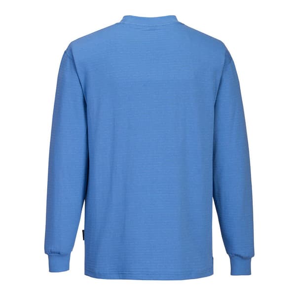 Portwest Antistatisk langærmet T-shirt med lange ærmer til mænd