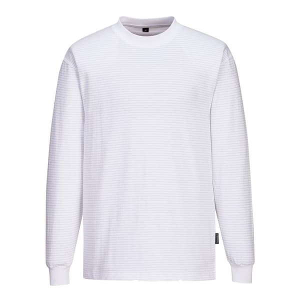Portwest Antistatisk langærmet T-shirt med lange ærmer til mænd