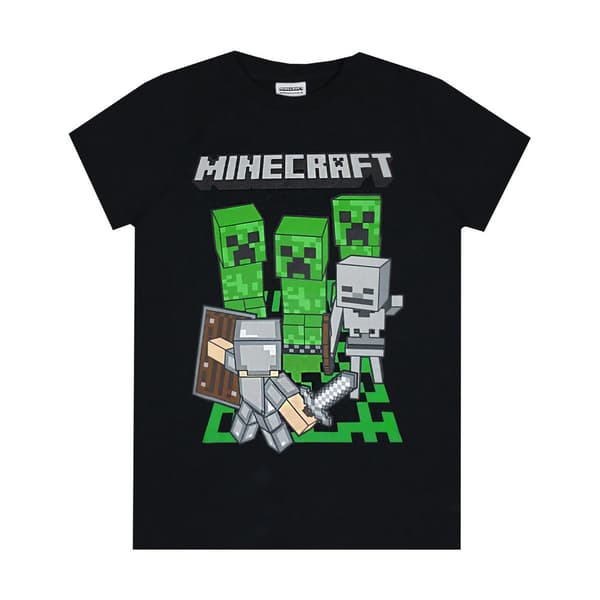 Minecraft T-Shirt med logotyp för äventyr för barn och barn