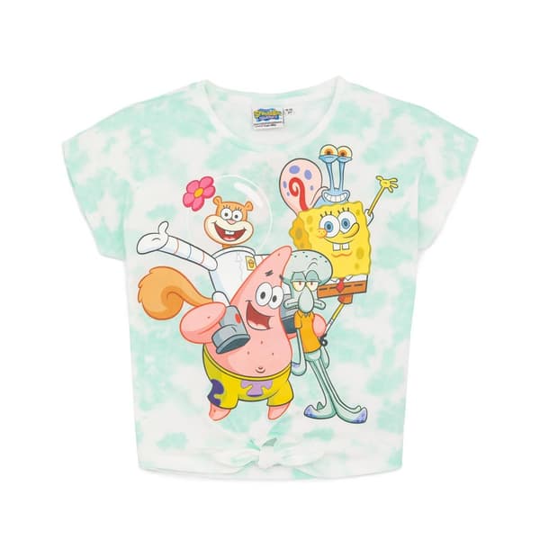 SpongeBob SquarePants Top med bindebånd foran for piger