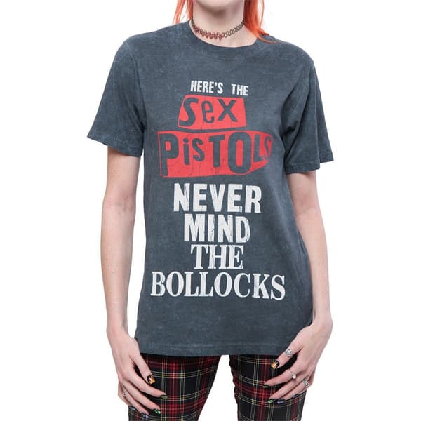 Sex Pistols Unisex vuxen Never Mind The Bollocks - en tvättad T-shirt i nödläge