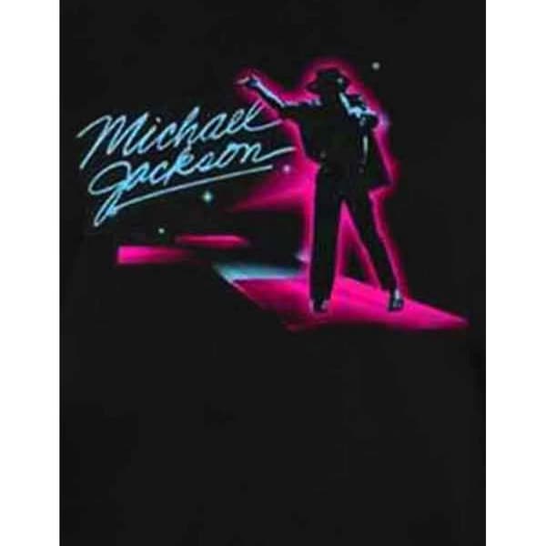 Michael Jackson Unisex Adult Neon Cotton T-Shirt