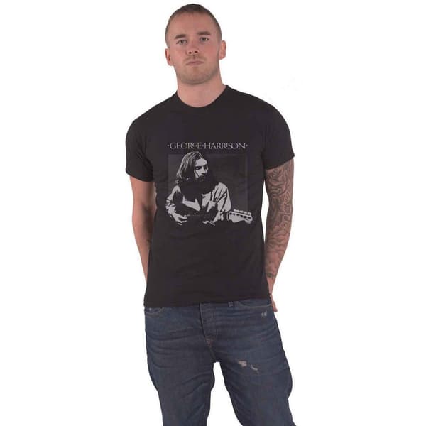 George Harrison Unisex Adult Portrait Cotton T-Shirt