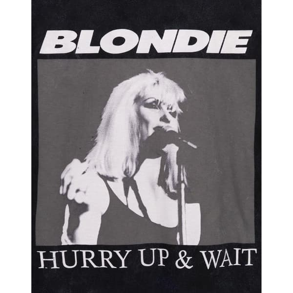 Blondie Unisex Adult Hurry Up & Wait T-Shirt