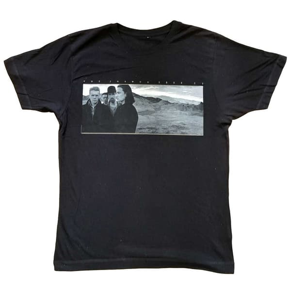 U2 Unisex vuxen Joshua Tree Photo Back Print Cotton T-Shirt
