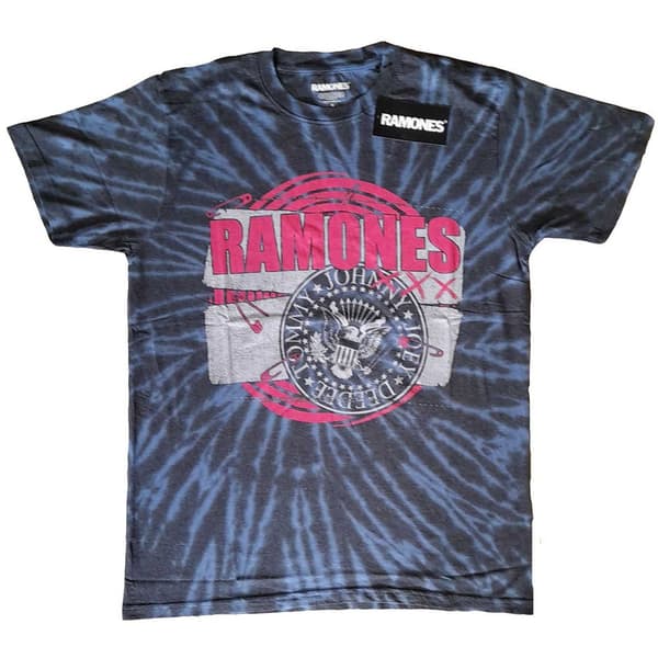 Ramones Unisex Punk Patch T-Shirt för vuxna
