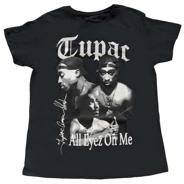 Tupac Shakur Kvinnor/Damer All Eyez On Me bomulls-T-Shirt