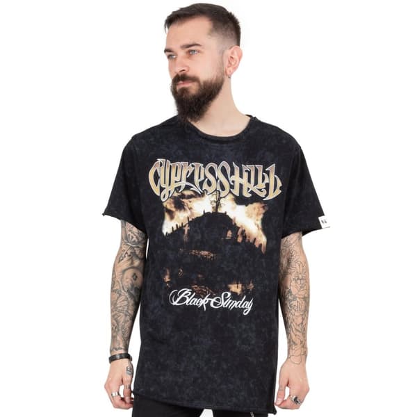 Cypress Hill Unisex T-shirt til voksne med sort søndagst-shirt