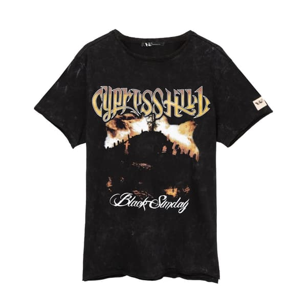 Cypress Hill Unisex T-shirt til voksne med sort søndagst-shirt