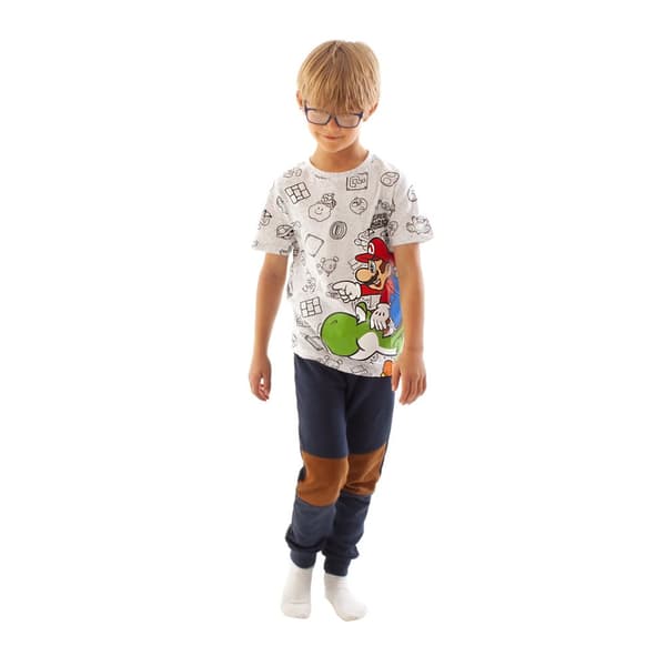 Super Mario Boys Yoshi Marl T-Shirt