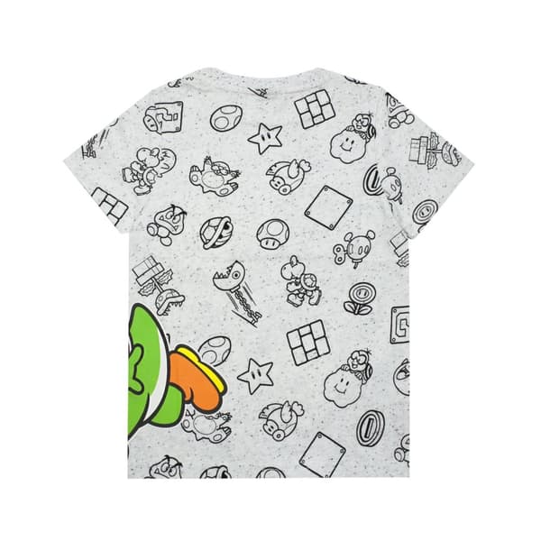 Super Mario Boys Yoshi Marl T-Shirt