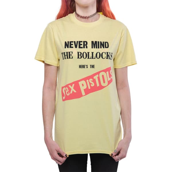 Sex Pistols Kvinnor/Damer Never Mind The Bollocks Album Cotton T-Shirt