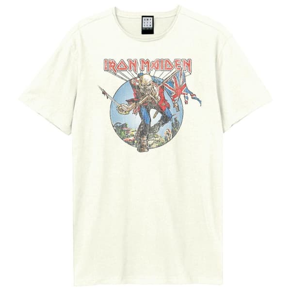 Amplified Unisex Adult Vintage Trooper Iron Maiden T-Shirt