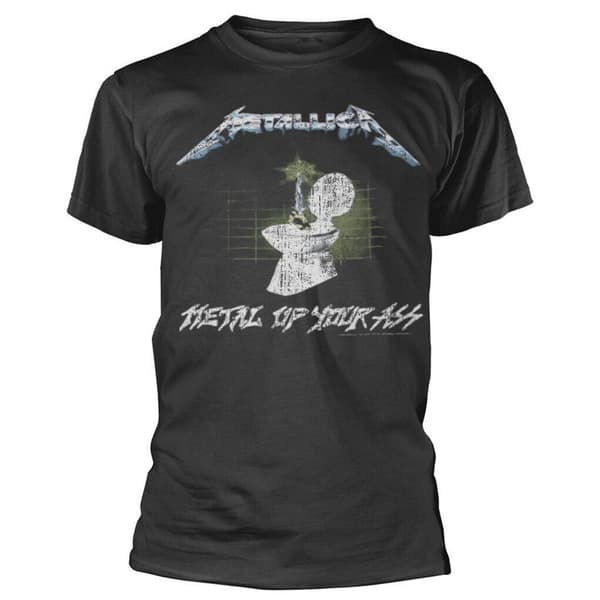 Metallica Unisex T-shirt för vuxna med metall i röven