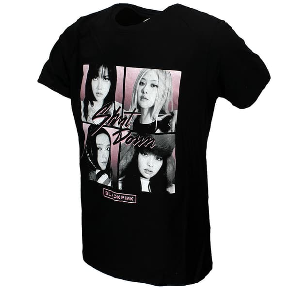 BlackPink Unisex vuxen Shut Down Photo Grid T-Shirt