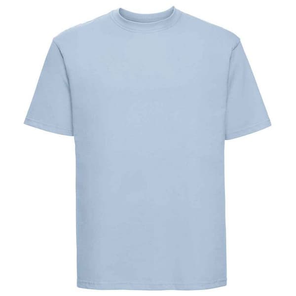 Russell Klassisk T-shirt i ringspunnen bomull för män