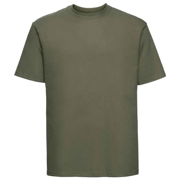 Russell Klassisk T-shirt i ringspunnen bomull för män