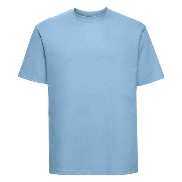 Russell Klassisk T-shirt i ringspunnen bomull för män