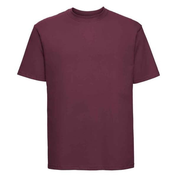 Russell Klassisk T-shirt i ringspunnen bomull för män