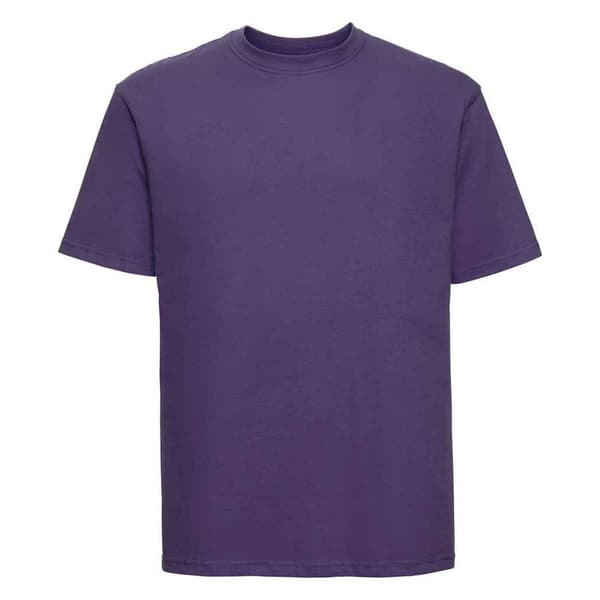 Russell Klassisk T-shirt i ringspunnen bomull för män