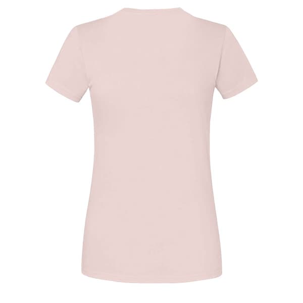 Fruit of the Loom T-shirt i ringspunnen bomull - dam/dam