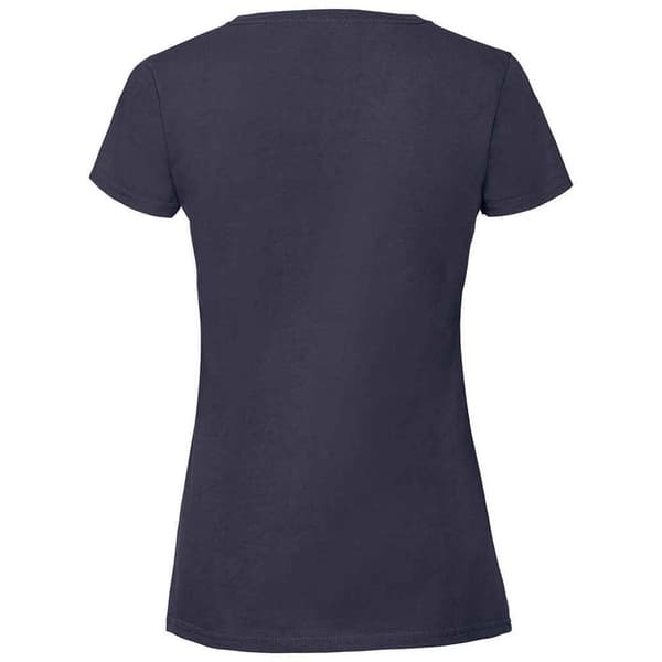 Fruit of the Loom Ikonisk ringspundet bomulds-T-shirt til kvinder/damer