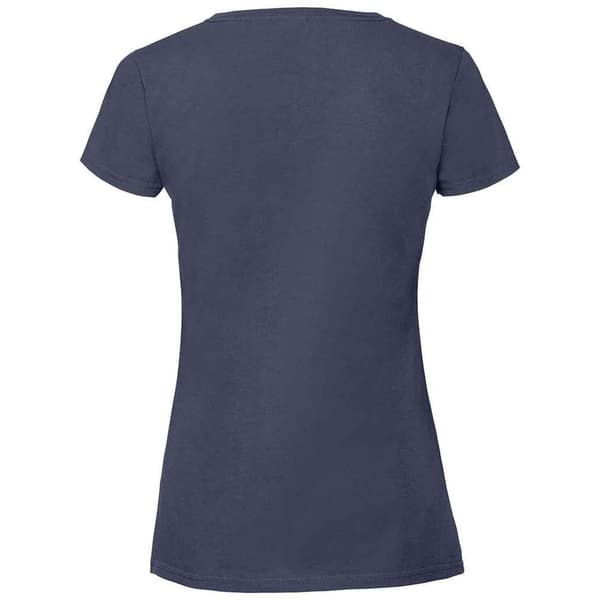 Fruit of the Loom T-shirt i ringspunnen bomull - dam/dam