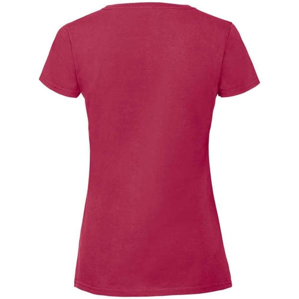 Fruit of the Loom Ikonisk ringspundet bomulds-T-shirt til kvinder/damer