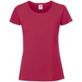 Miniatyrbillede 1 af 3: Fruit of the Loom Ikonisk ringspundet bomulds-T-shirt til kvinder/damer
