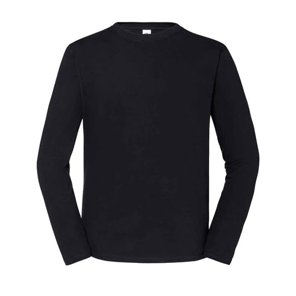 Fruit of the Loom Ikonisk langærmet T-shirt til mænd