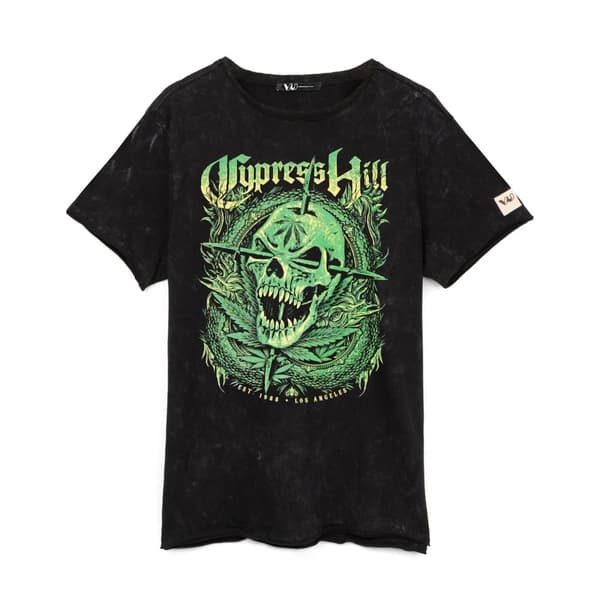 Cypress Hill Unisex Adult Skull T-Shirt