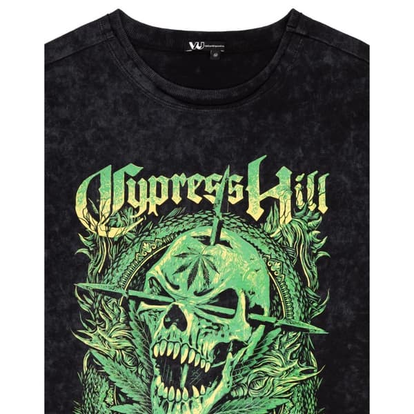 Cypress Hill Unisex Adult Skull T-Shirt
