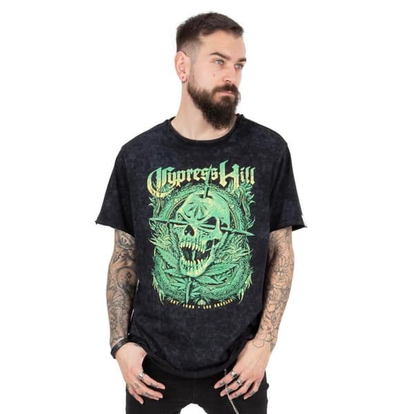 Cypress Hill Unisex Adult Skull T-Shirt