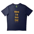 Pikkukuva 1 / 3: The Beatles Unisex Adult When I´m Sixty Four Back Print Cotton T-Shirt