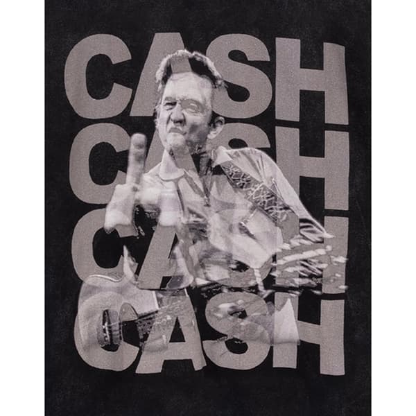 Johnny Cash Unisex T-shirt med fotografi för vuxna
