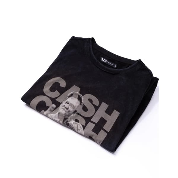 Johnny Cash Unisex T-shirt med fotografi för vuxna