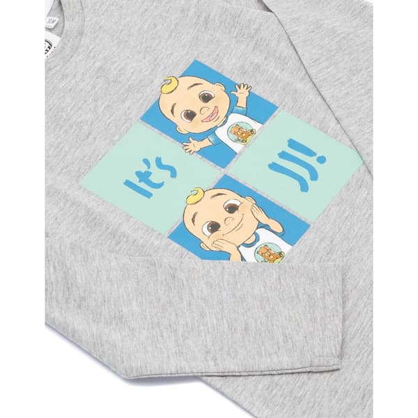 Cocomelon Boys Baby JJ långärmad T-shirt för pojkar