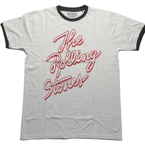 The Rolling Stones Unisex T-Shirt med signaturlogotyp för vuxna