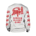 Pikkukuva 2 / 2: Death Unisex Adult Scream Bloody Gore Long-Sleeved T-Shirt
