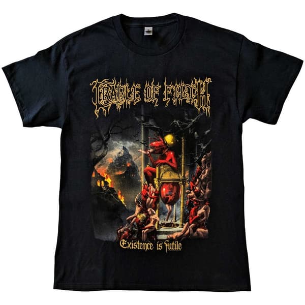 Cradle Of Filth Unisex vuxen Existens är meningslös T-Shirt
