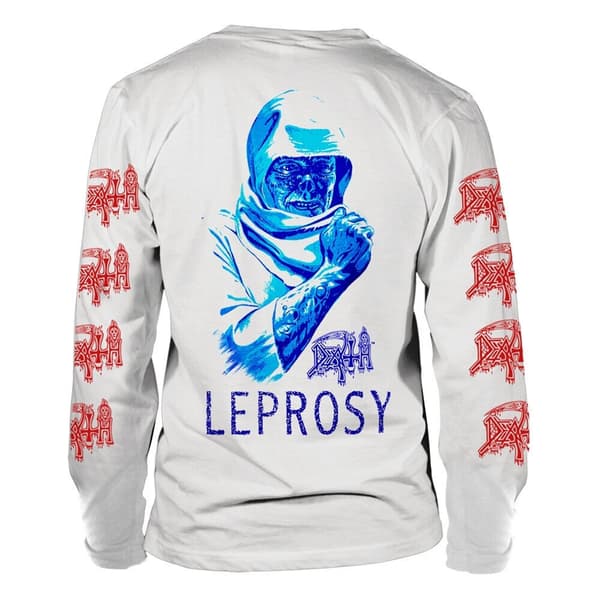 Death Unisex Adult Leprosy Posterized Long-Sleeved T-Shirt